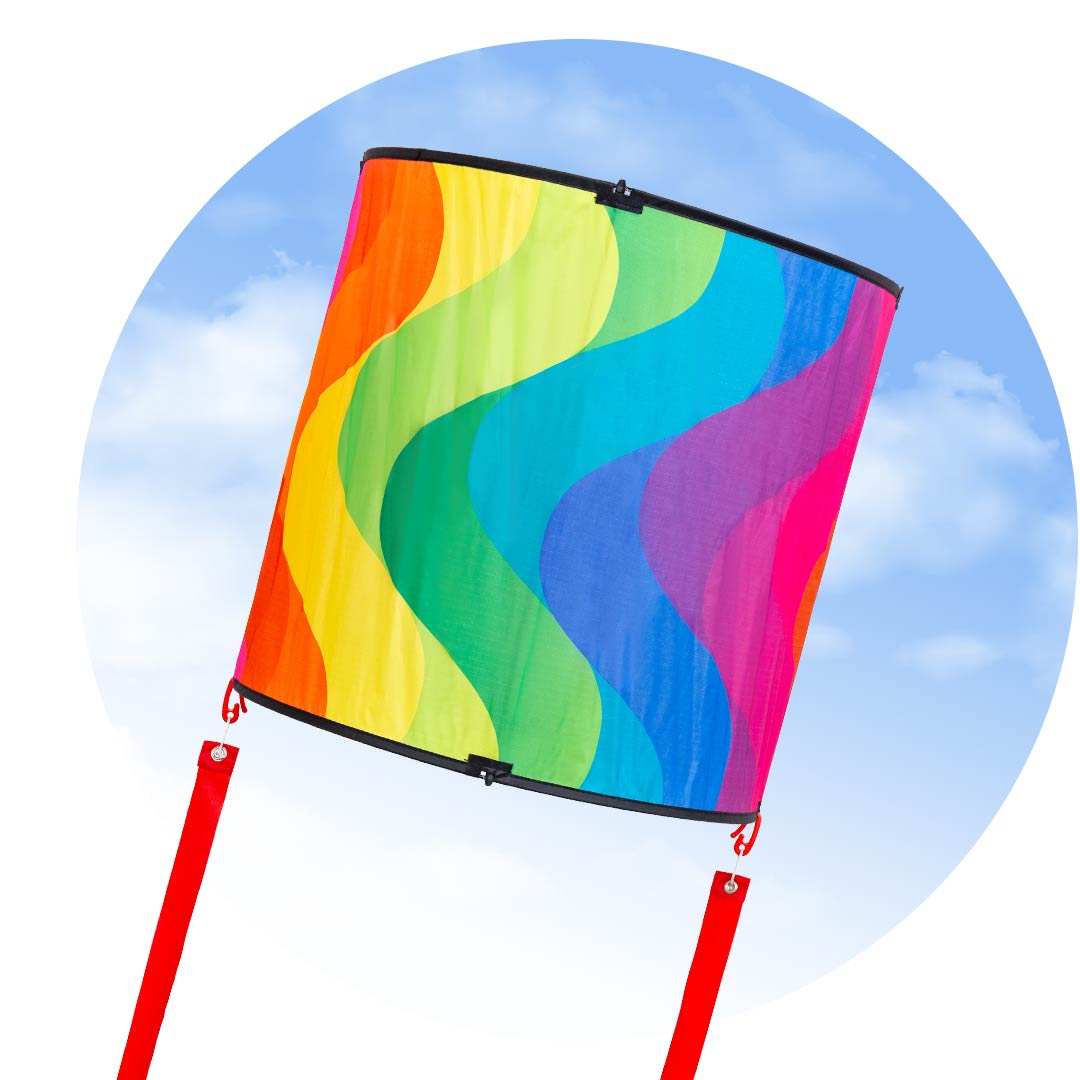 Cylinder Kite Rainbow