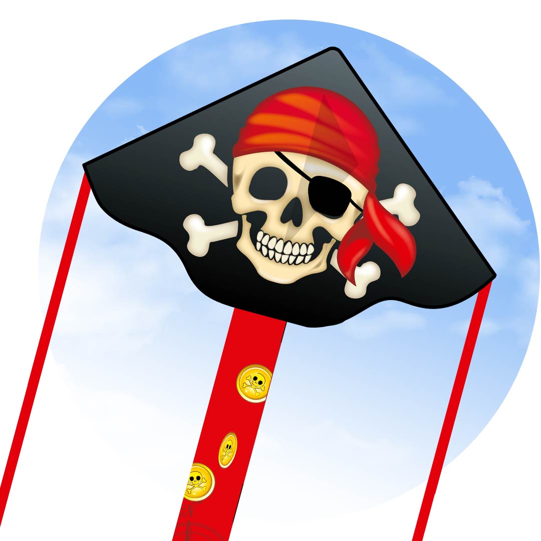 Ecoline: Simple Flyer Jolly Roger 120 cm