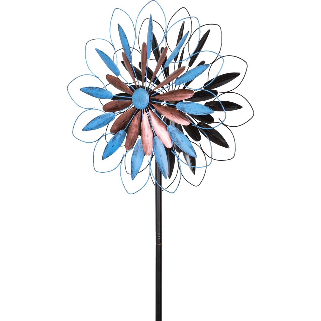 Kinetic Art: Metal Wind Spinner: Infinity Spin Duett