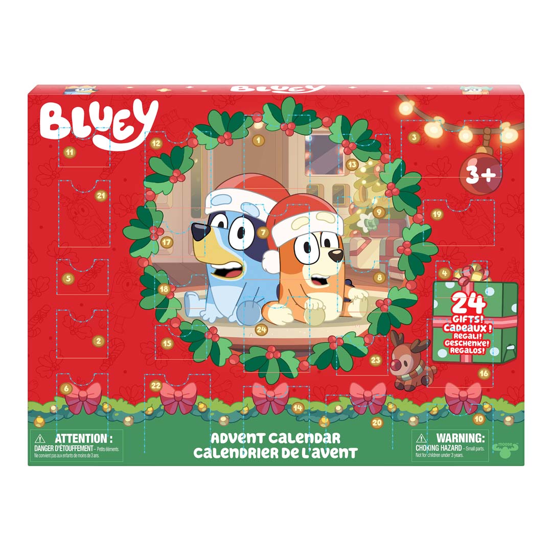 BLUEY-Adventskalender mit Mini-Spielfiguren S13