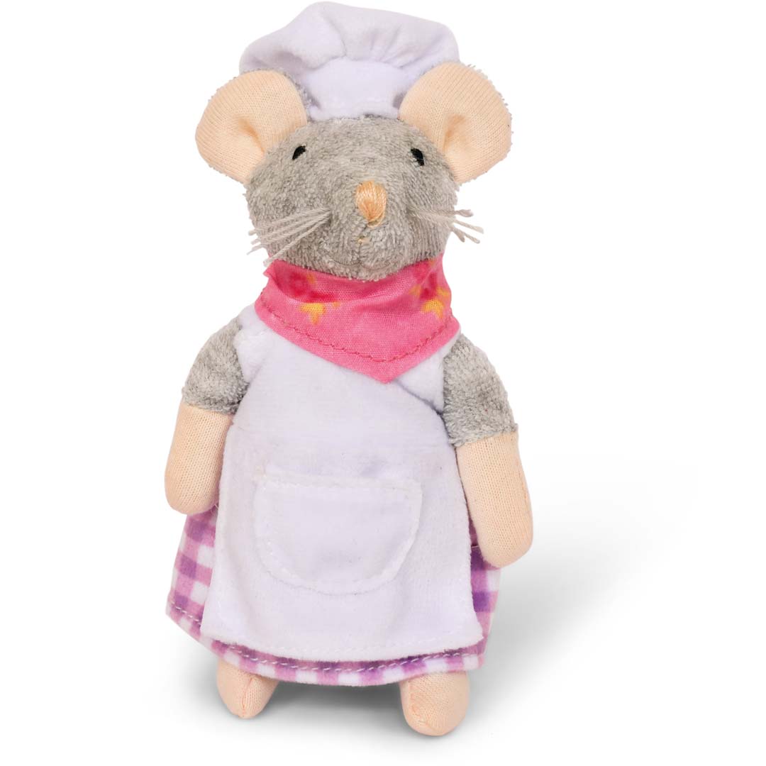 Sam & Julia: Plüsch-Maus: Bäckerin