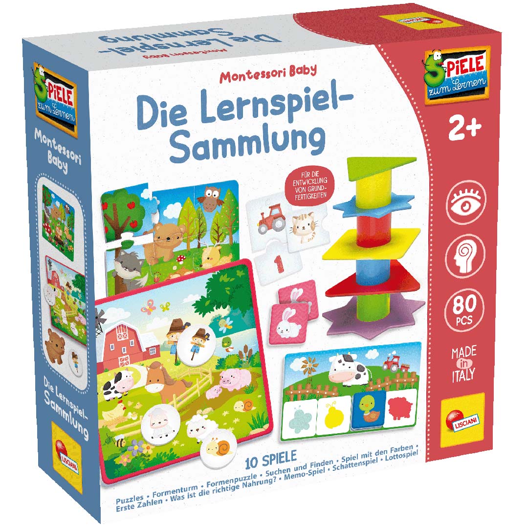 Montessori - Die Lernspielsammlung (10 pädagogische Spiele)