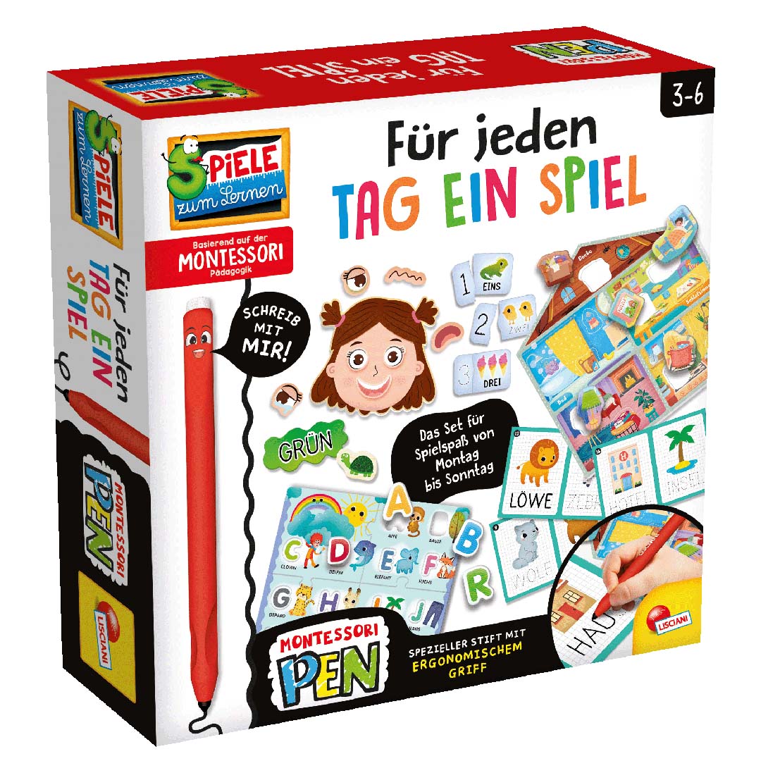 Montessori-Pen: Ein Spiel pro Tag