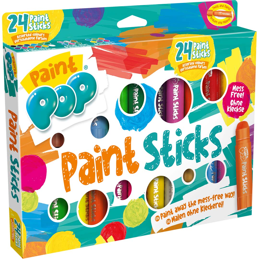 Paint Pop: Paint Sticks 24-Pack (klassische Farben)