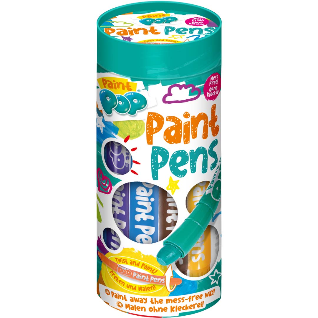 Paint Pop: Paint Pens 12-Pack (klassische Farben)