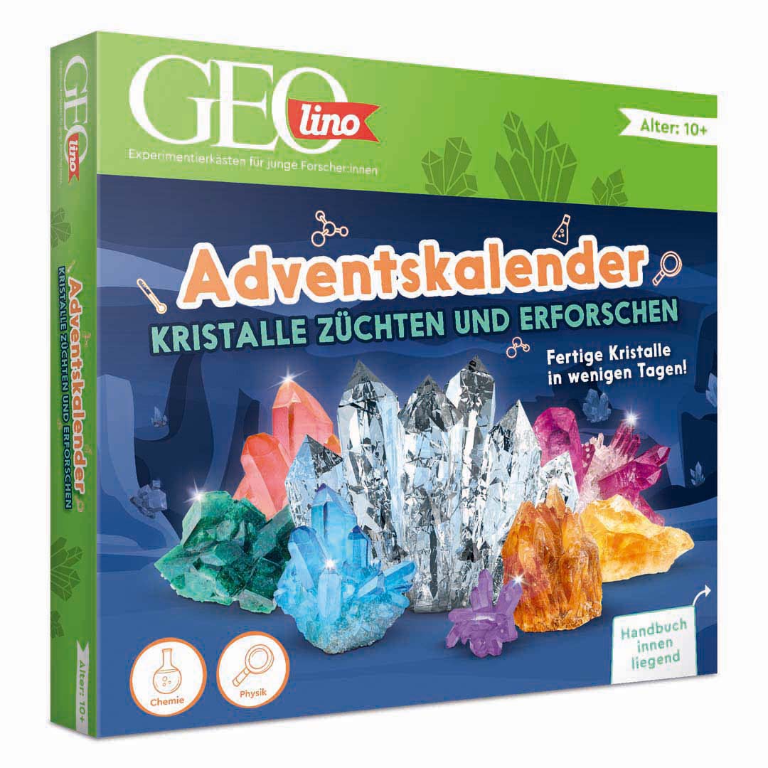 Franzis: GEOlino Adventskalender Kristalle züchten & erforschen