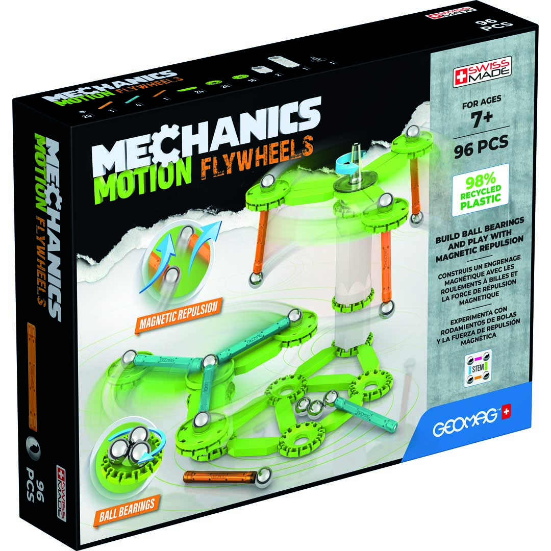 Geomag Mechanics  Motion Recycled Flywheels 96 pcs